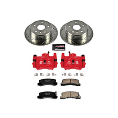 Power Stop KC2565 Z23 Evolution Sport Performance 1-Click Drilled And Slotted Rear Brake Kit With Calipers for 1992-1999 Lexus ES300 product image