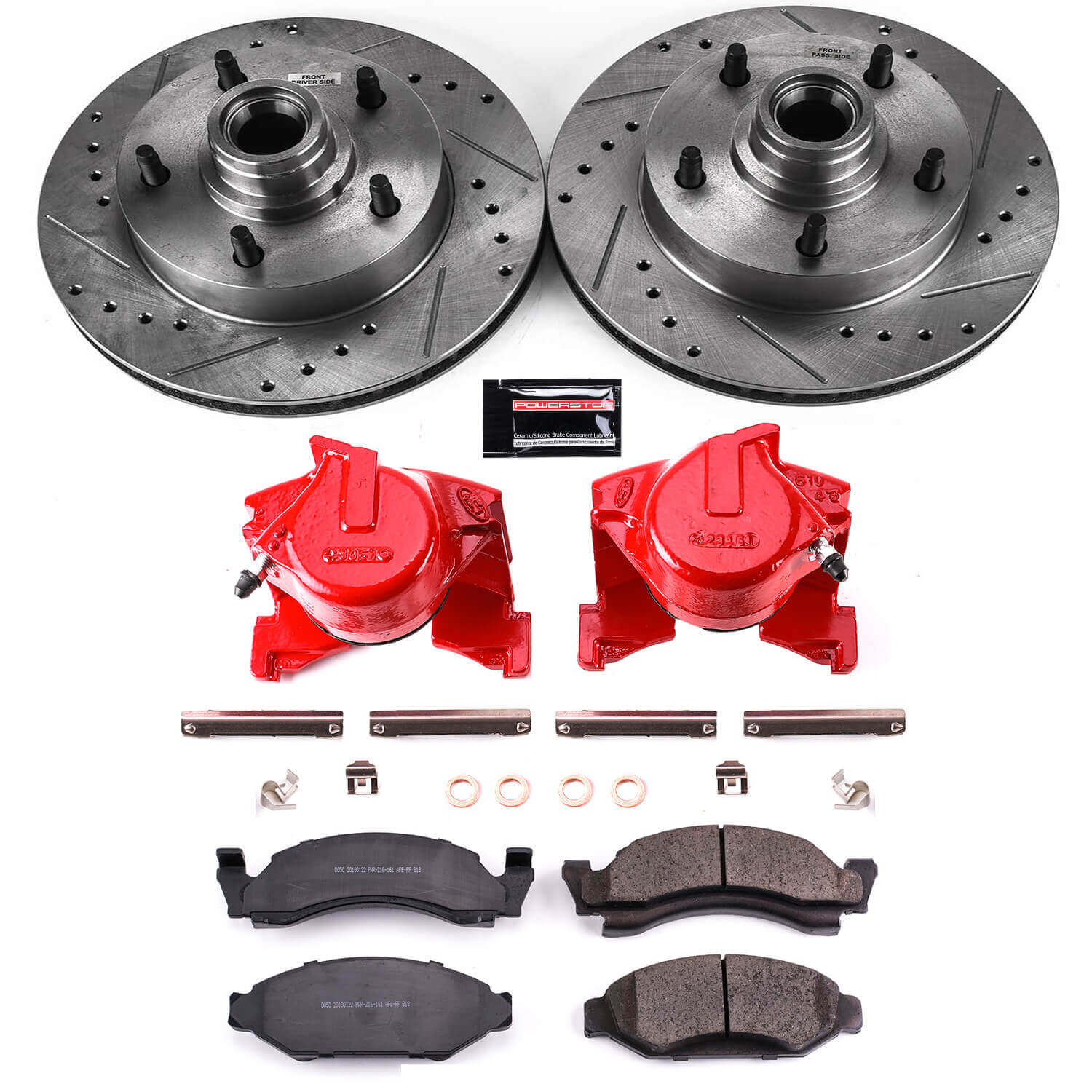 Power Stop KC2578 Z23 Evolution Sport Front Brake Kit for 1986 Ford E-150 Econoline product image