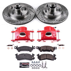 Power Stop KC2580A Z23 Evolution Sport Performance Pad And Rotor Kit With Calipers for 1977 Buick Century product image