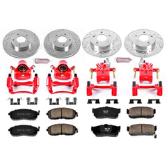 Power Stop KC2704 Z23 Evolution Sport Performance 1-Click Brake Kit With Calipers (Front And Rear) for 2000-2001 Nissan Maxima product image