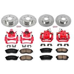Power Stop KC2705 Z23 Evolution Sport Performance 1-Click Brake Kit With Calipers (Front And Rear) for 2001 Nissan Maxima product image