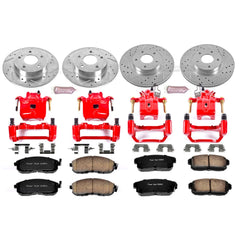 Power Stop KC2706 Z23 Evolution Sport Performance 1-Click Brake Kit With Calipers (Front And Rear) for 2002-2004 INFINITI I35 product image
