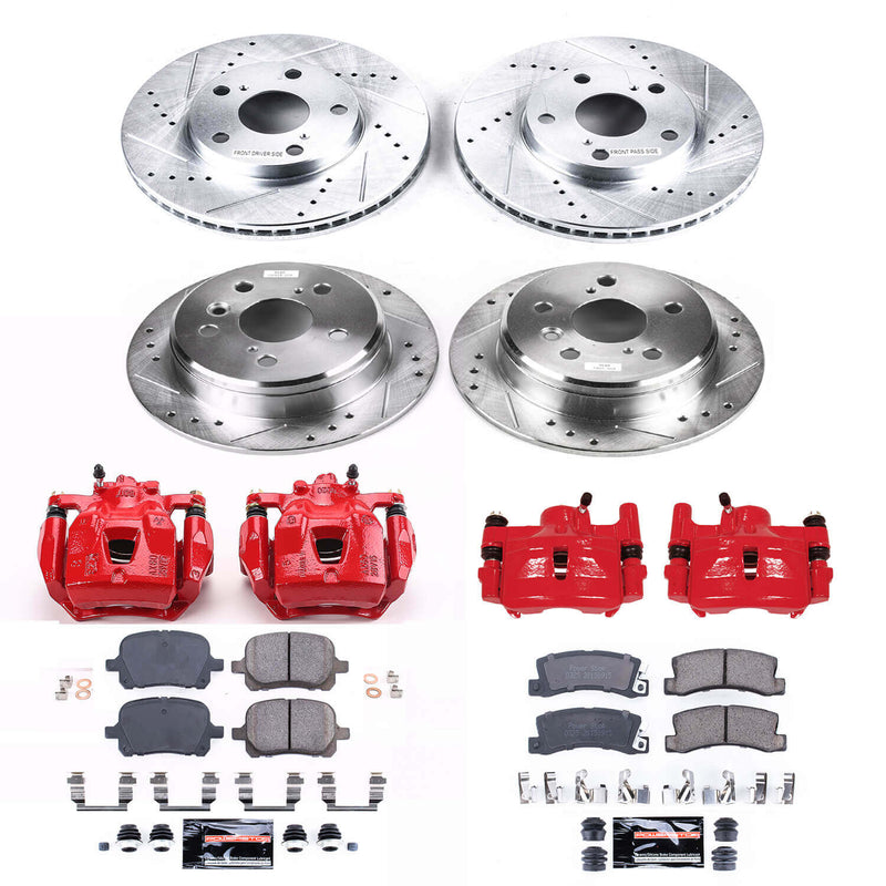 Power Stop KC2713 Z23 Evolution Sport Front And Rear Brake Kit for 1997-1999 Lexus ES300 product image