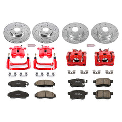 Power Stop KC2742 Z23 Evolution Sport Performance 1-Click Brake Kit With Calipers (Front And Rear) for 2008-2010 Acura Tsx product image