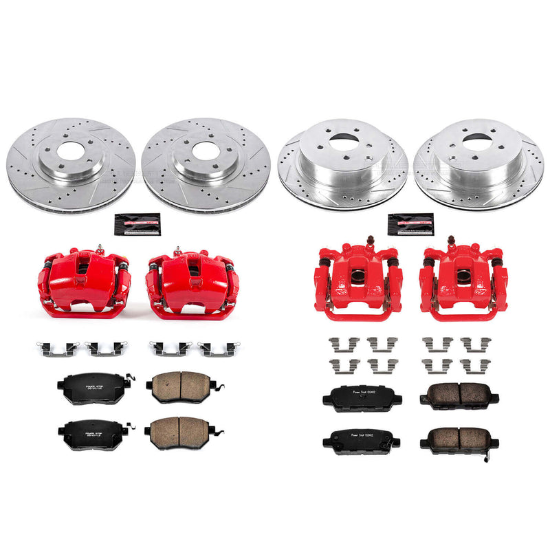 Power Stop KC2767A - Z23 Evolution Sport Front And Rear Brake Kit vehicle fitment brake part