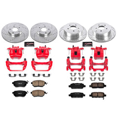 Power Stop KC2767B - Z23 Evolution Sport Front And Rear Brake Kit vehicle fitment brake part