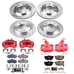 Power Stop KC2779A Z23 Evolution Sport Performance Pad And Rotor Kit With Calipers for 2003-2005 Hyundai Elantra Rear Disc product image
