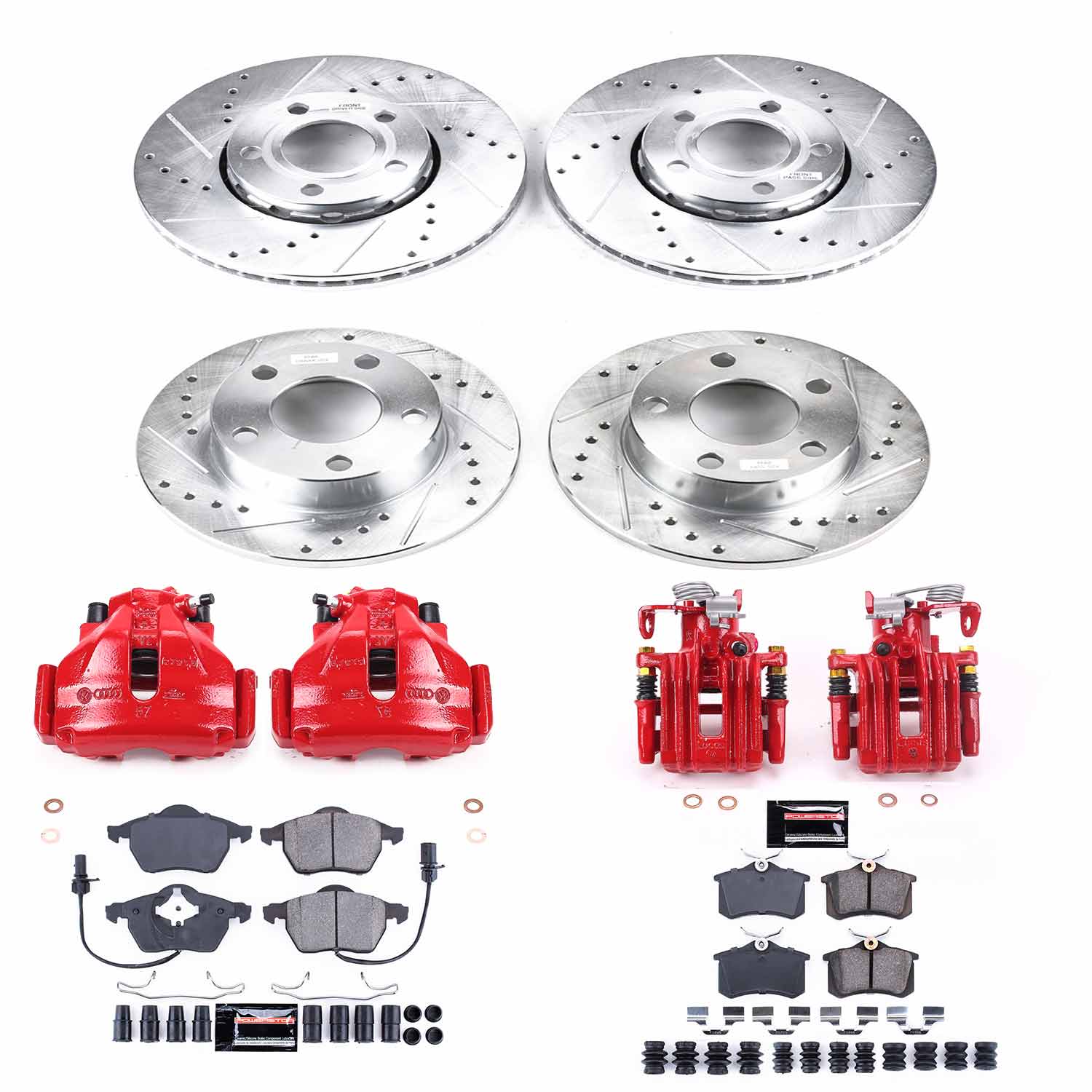Power Stop KC2800 Z23 Evolution Sport Front And Rear Brake Kit for 2000-2005 Volkswagen Passat - product image