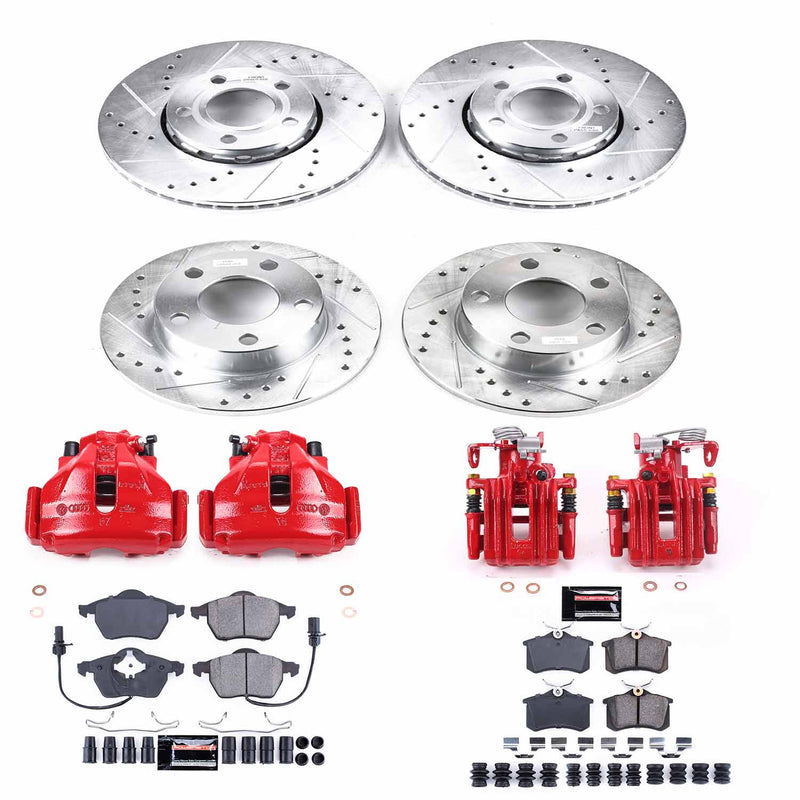 Power Stop KC2800 Z23 Evolution Sport Front And Rear Brake Kit for 2000-2005 Volkswagen Passat - product image