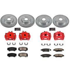 Power Stop KC2816 Z23 Evolution Sport Performance 1-Click Brake Kit With Calipers (Front And Rear) for 2010-2015 Chevrolet Camaro product image