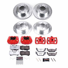 Power Stop KC2820-36 Z36 Extreme Performance Truck And Tow 1-Click Front And Rear Brake Kit With Calipers for 2006-2010 Hummer H3 product image
