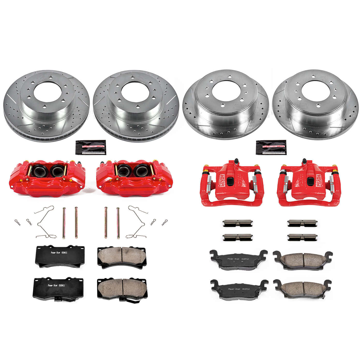 Power Stop KC2820 Z23 Evolution Sport Front And Rear Brake Kit for 2006-2010 Hummer H3 product image