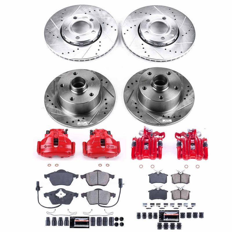 Power Stop KC2825 Z23 Evolution Sport Front And Rear Brake Kit for 1999-2001 Audi A4 product image