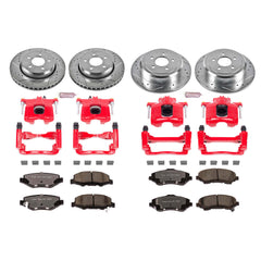 Power Stop KC2832A-36 Z36 Extreme Performance Truck And Tow 1-Click Brake Kit With Calipers (Front And Rear) for 2007-2012 Dodge Nitro product image