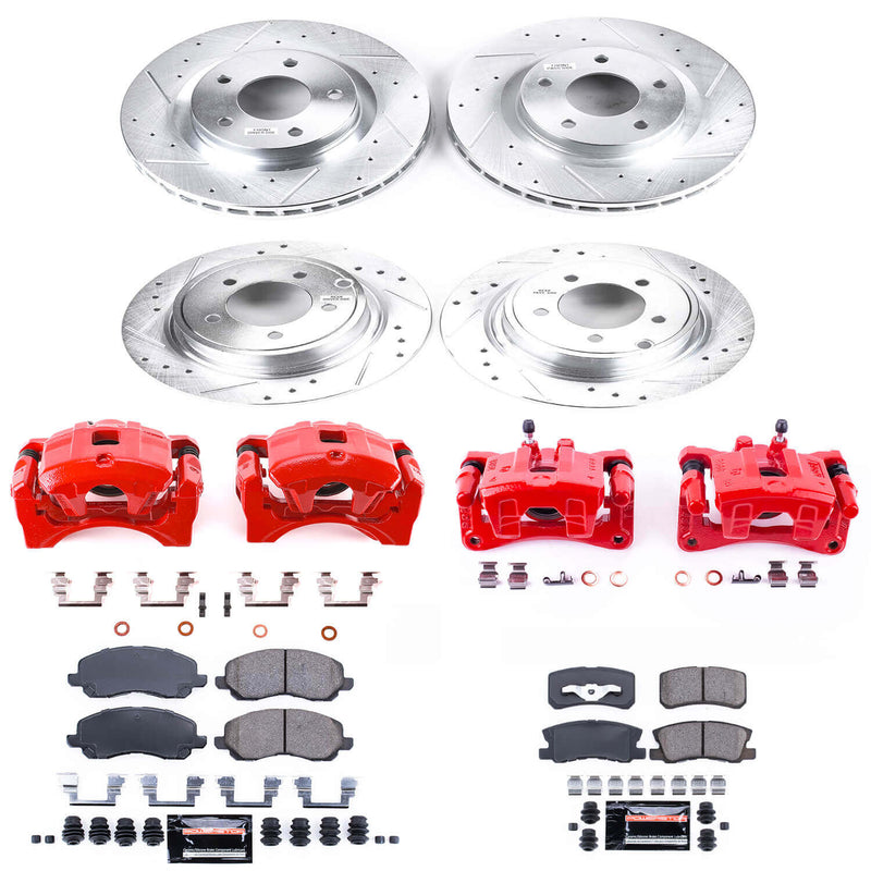 Power Stop KC2848B Z23 Evolution Sport Front And Rear Brake Kit for 2008-2009 Mitsubishi Lancer GTS product image