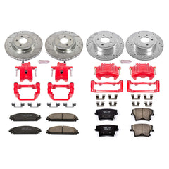 Power Stop KC2853 Z23 Evolution Sport Performance 1-Click Brake Kit With Calipers (Front And Rear) for 2005-2011 Chrysler 300 product image