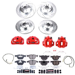 Power Stop KC2883 Z23 Evolution Sport Performance 1-Click Brake Kit With Calipers (Front And Rear) for 2007-2010 BMW 335I Xdrive product image