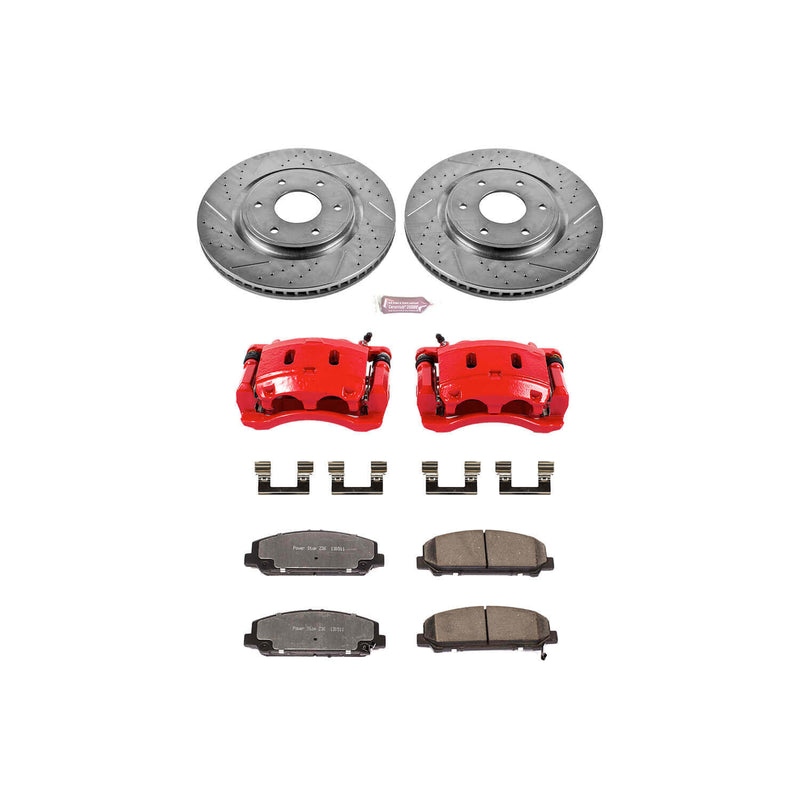 Power Stop KC2909-36 Z36 Extreme Performance Truck And Tow 1-Click Brake Kit With Calipers (Front) for 2006-2007 INFINITI QX56 product image