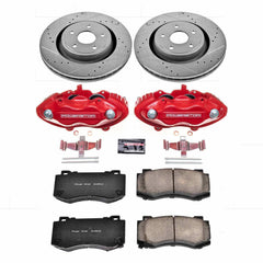 Power Stop KC2924 - Z23 Evolution Sport Performance 1-Click Brake Kit With Calipers (Front) vehicle fitment brake part
