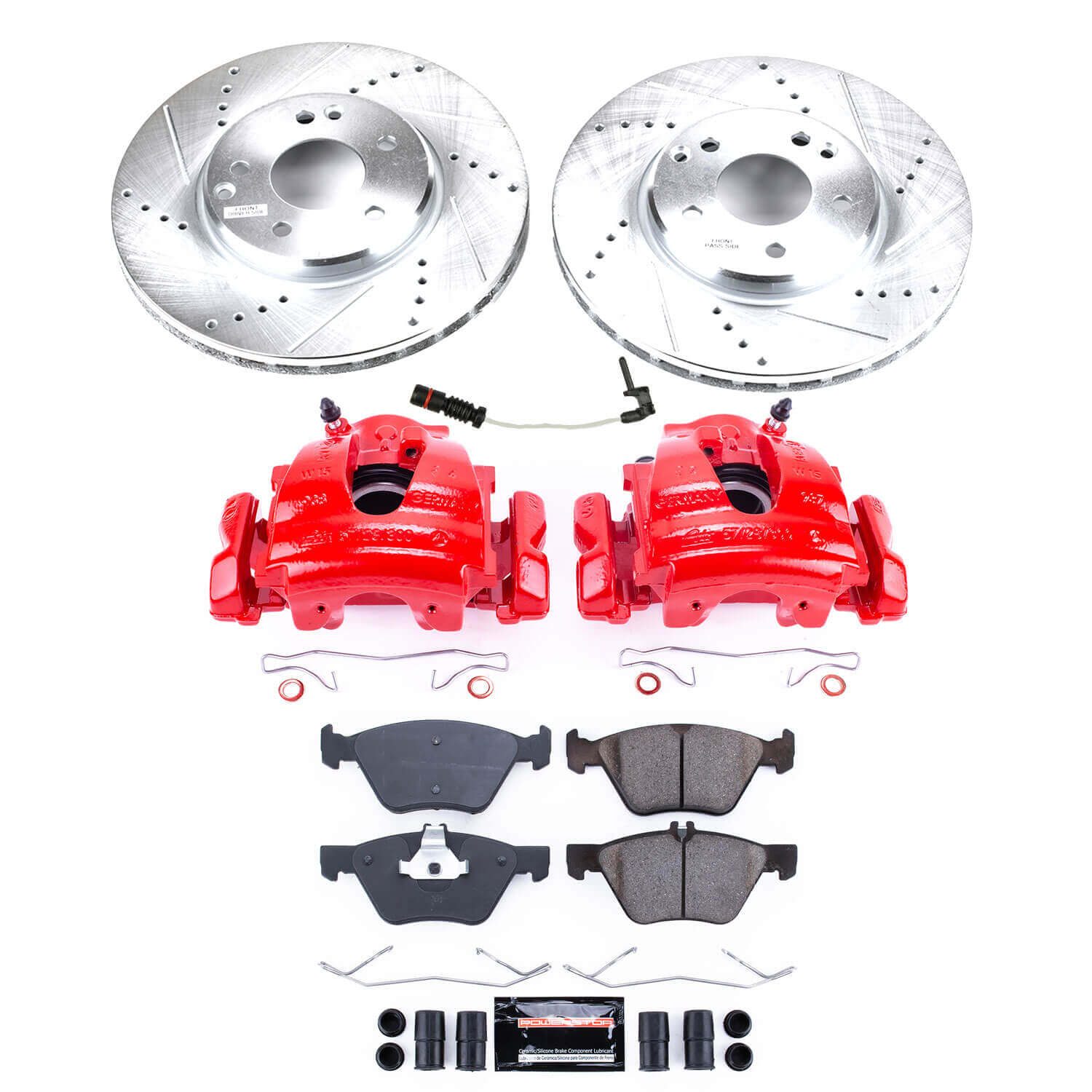 Power Stop KC2926 Z23 Evolution Sport Performance Pad And Rotor Kit With Calipers for 2004 Chrysler Crossfire product image
