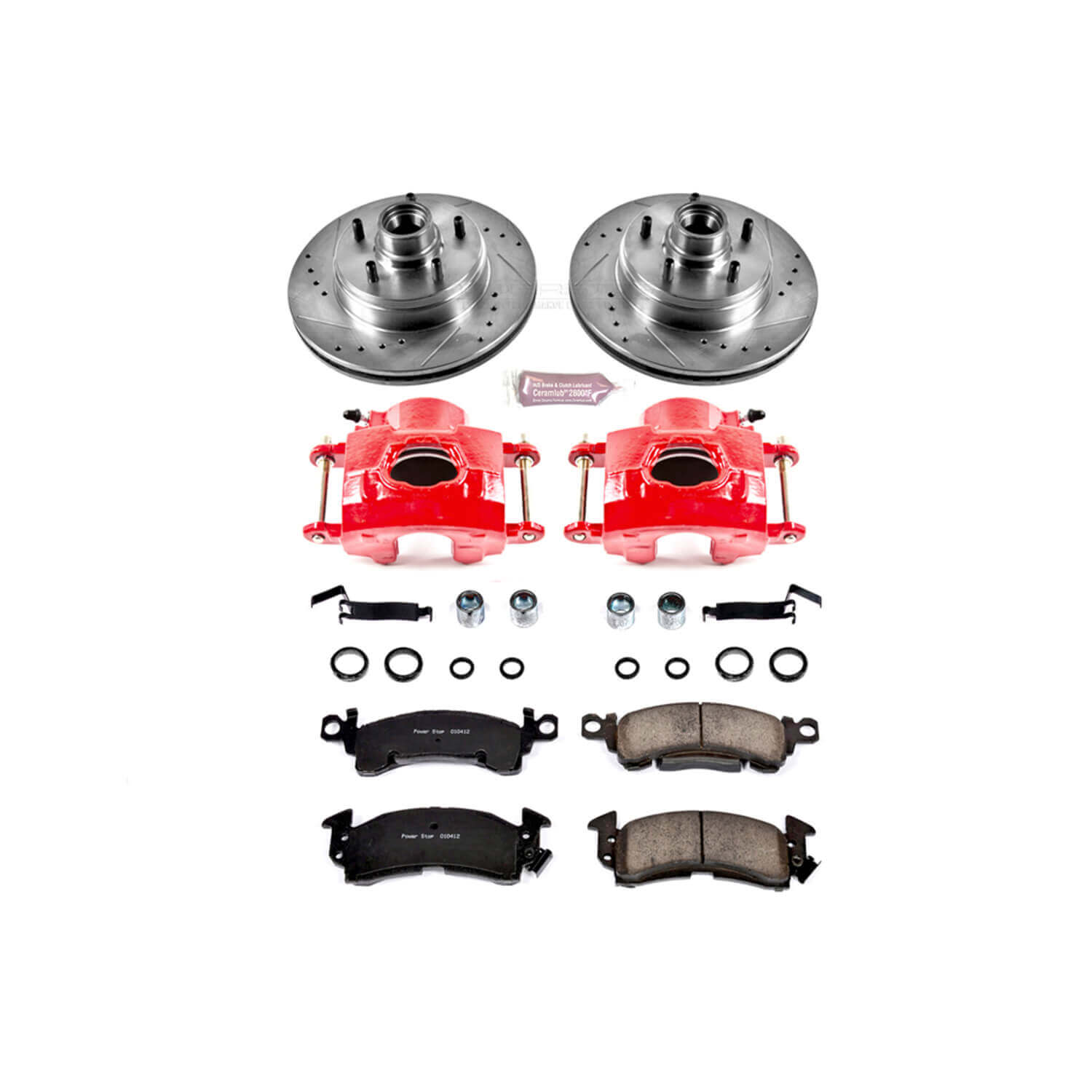 Power Stop KC2936 Z23 Evolution Sport Performance 1-Click Brake Kit With Calipers (Front) for 1991-1996 Buick Roadmaster product image