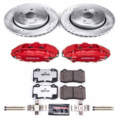 Power Stop KC2949-26 Z26 Street Warrior 1-Click Rear Brake Kit With Calipers for 2006-2010 Jeep Grand Cherokee SRT8 product image