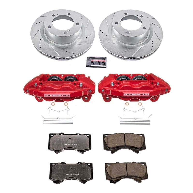 Power Stop KC2952A-36 Z36 Extreme Performance Truck And Tow 1-Click Brake Kit With Calipers (Front) for 2007-2015 Toyota Sequoia product image