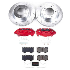 Power Stop KC2952B Front Z23 Evolution Sport Performance Pad And Rotor Kit With Calipers for 2016-2022 Toyota Sequoia product image