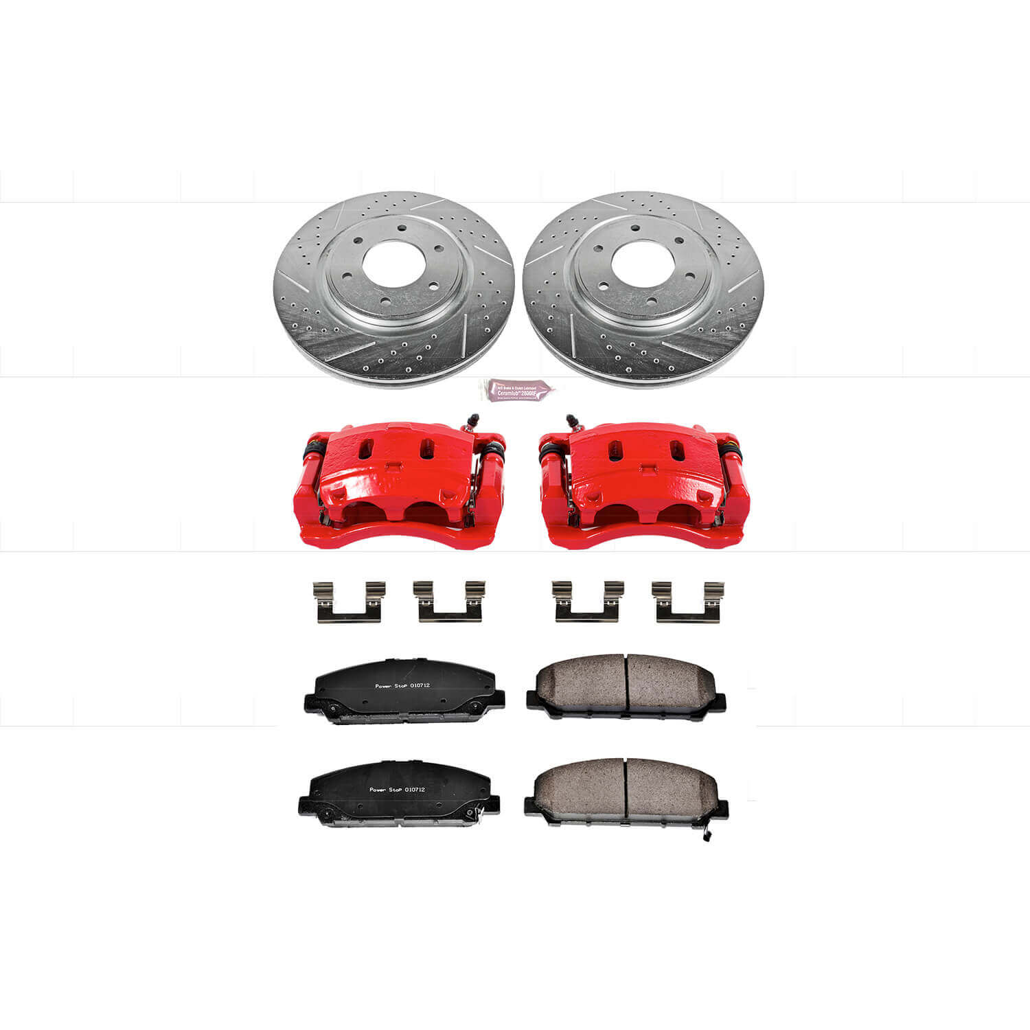Power Stop KC2961 Z23 Evolution Sport Performance 1-Click Brake Kit With Calipers (Front) for 2007-2011 INFINITI QX56 product image