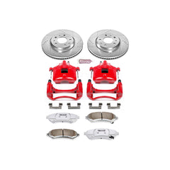 Power Stop KC2975-26 Z26 Extreme Street Warrior 1-Click Brake Kit With Calipers (Front) for 2003-2004 Cadillac Seville product image