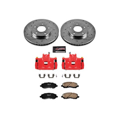 Power Stop KC2992 Z23 Evolution Sport Performance 1-Click Drilled And Slotted Front Brake Kit With Calipers for 2007-2012 Dodge Caliber - product image