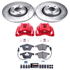Power Stop KC2993 Z23 Evolution Sport Performance Pad And Rotor Kit With Calipers for 2006-2011 Audi A6 product image
