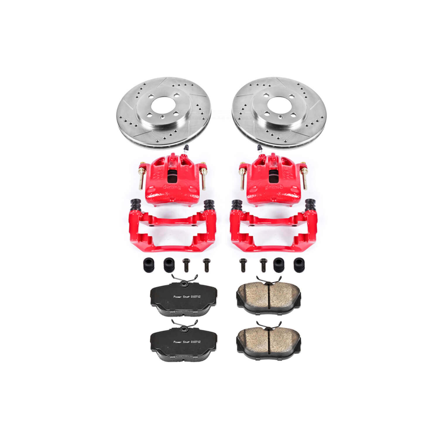 Power Stop KC3008 Z23 Evolution Sport Performance 1-Click Brake Kit With Calipers (Front) for 1984-1992 BMW 318I product image