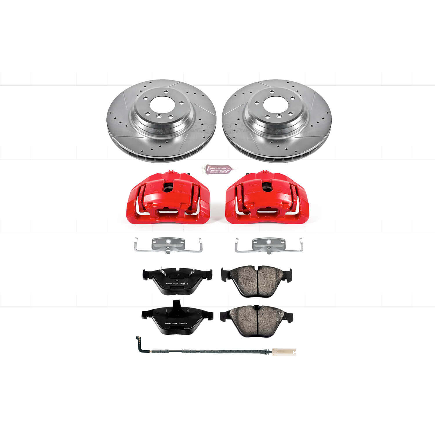 Power Stop KC3015 Z23 Evolution Sport Performance 1-Click Brake Kit With Calipers (Front) for 2007-2010 BMW 335I Xdrive product image