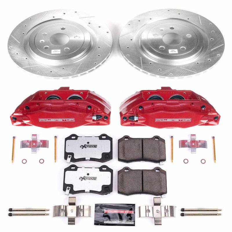 Power Stop KC3019-26 Z26 Street Warrior 1-Click Pad And Rotor Kit With Calipers for 2010-2011 Chevrolet Camaro SS product image