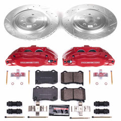 Power Stop KC3019 Z23 Evolution Sport Performance Pad And Rotor Kit With Calipers for 2010-2011 Chevrolet Camaro SS product image