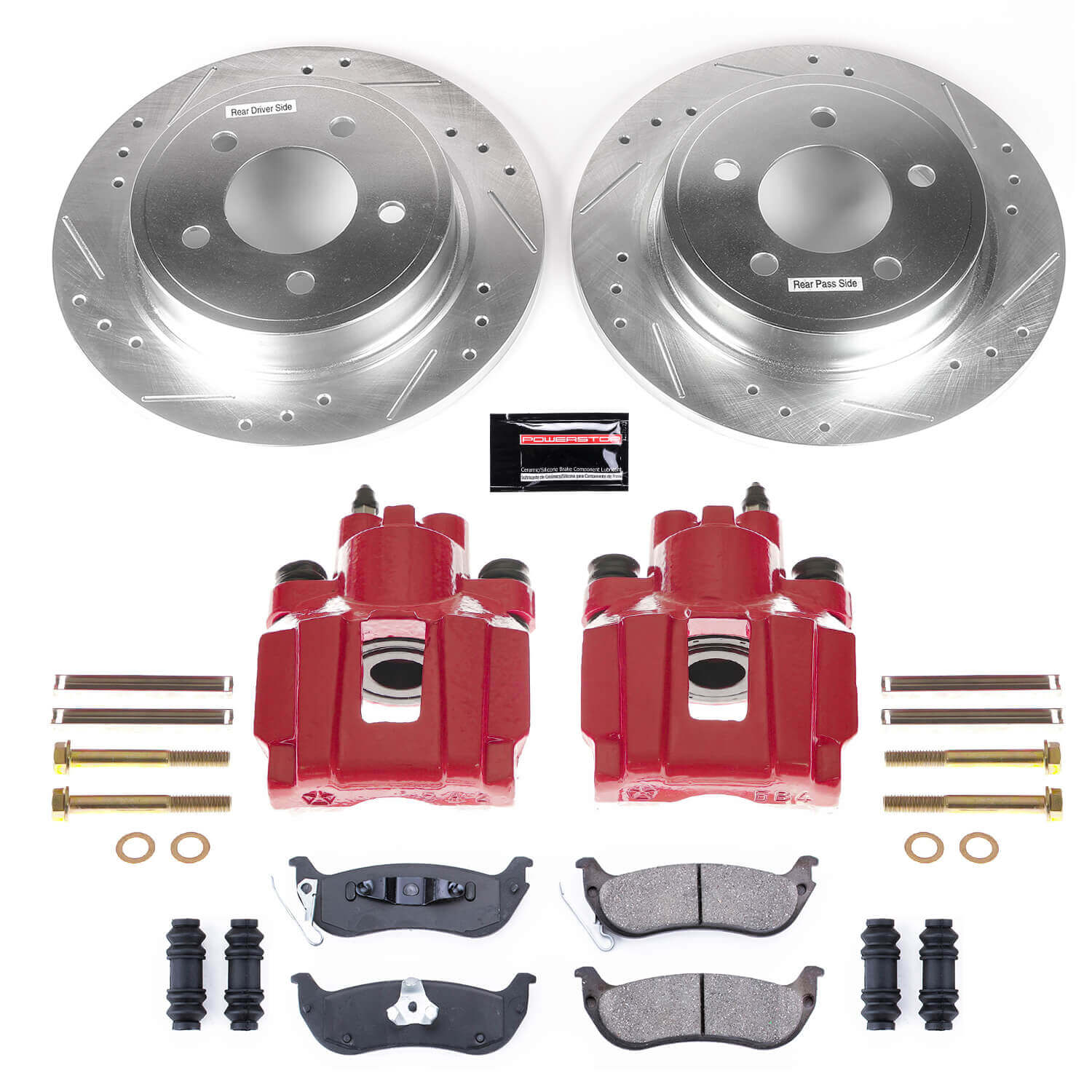Power Stop KC3020 Z23 Evolution Sport Performance Pad And Rotor Kit With Calipers for 2004-2008 Chrysler Pacifica product image