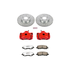 Power Stop KC3032-26 Z26 Extreme Street Warrior 1-Click Brake Kit With Calipers (Front) for 2007-2017 Chrysler 200 product image