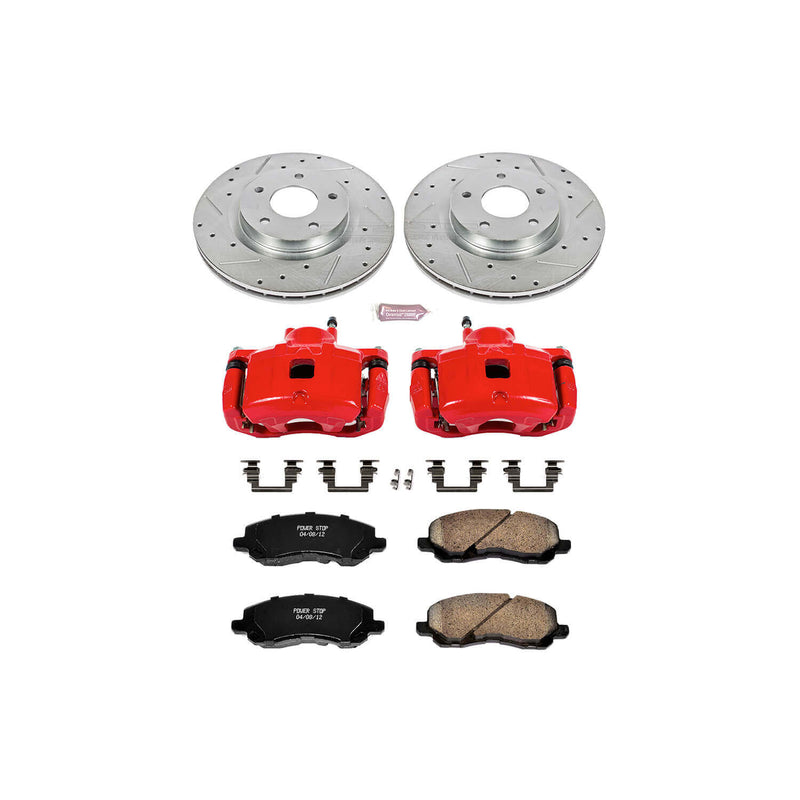 Power Stop KC3032 Z23 Evolution Sport Performance 1-Click Brake Kit With Calipers (Front) for 2007-2017 Chrysler 200 product image