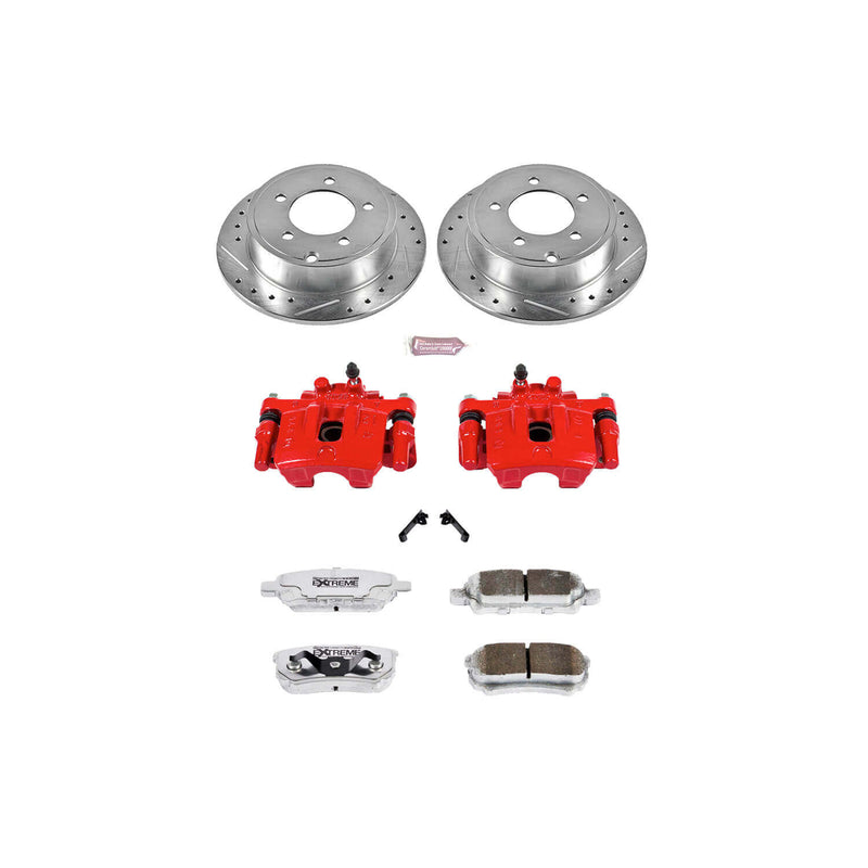 Power Stop KC3033-26 Z26 Extreme Street Warrior 1-Click Brake Kit With Calipers (Rear) for 2007-2017 Chrysler 200 product image