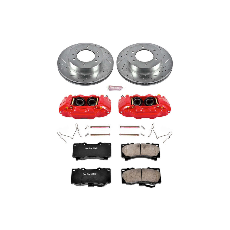 Power Stop KC3035 Z23 Evolution Sport Performance 1-Click Brake Kit With Calipers (Front) for 2006-2010 Hummer H3 product image