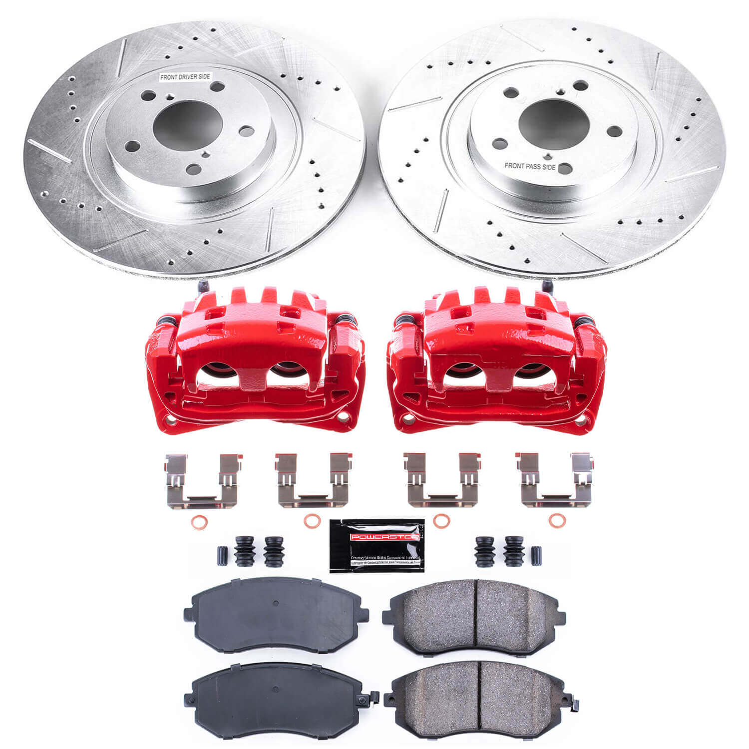 Power Stop KC3038A Z23 Evolution Sport Front Brake Kit for 2004-2006 Subaru Baja Turbo product image