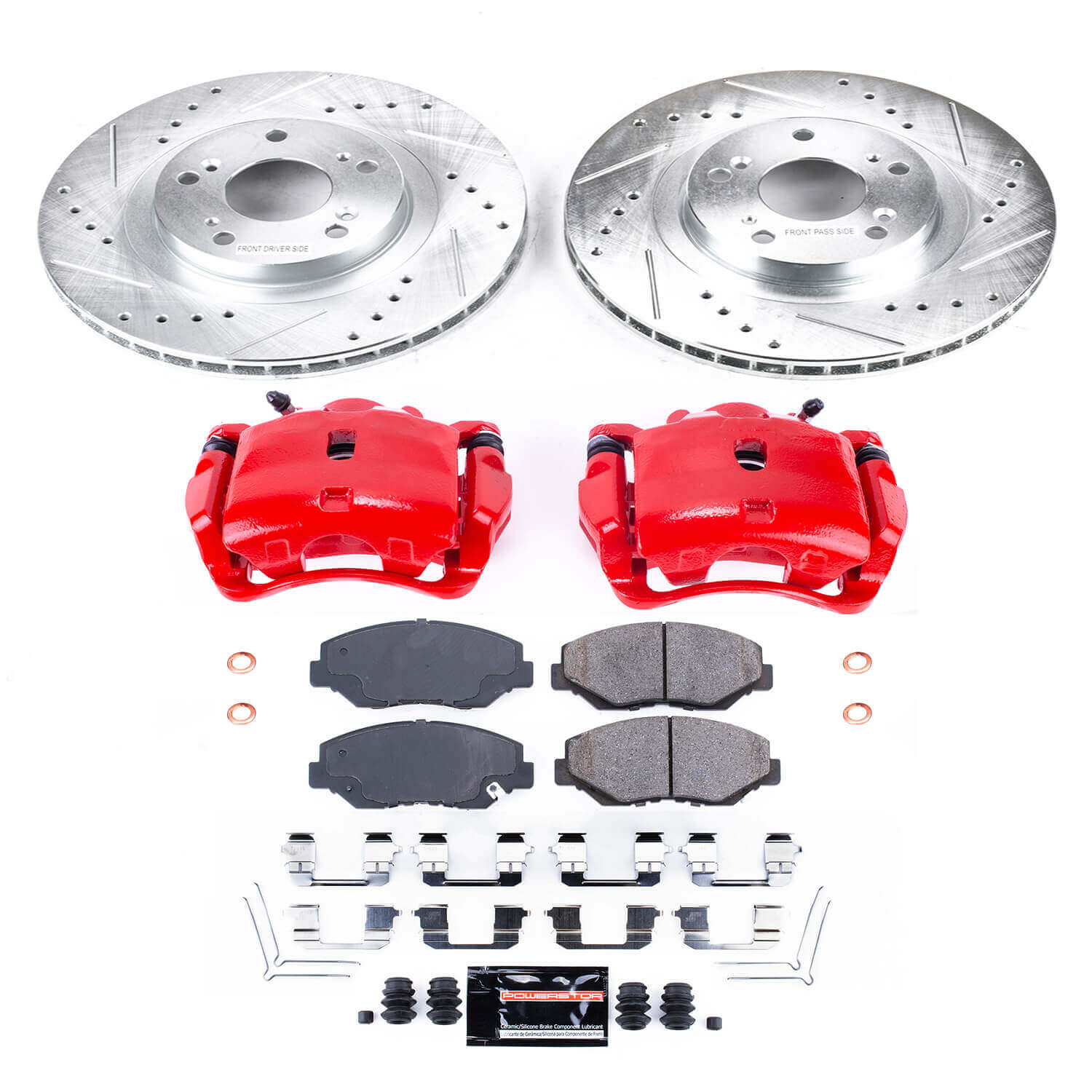 Power Stop KC3055 Z23 Evolution Sport Front Brake Kit for 2013-2015 Acura ILX product image