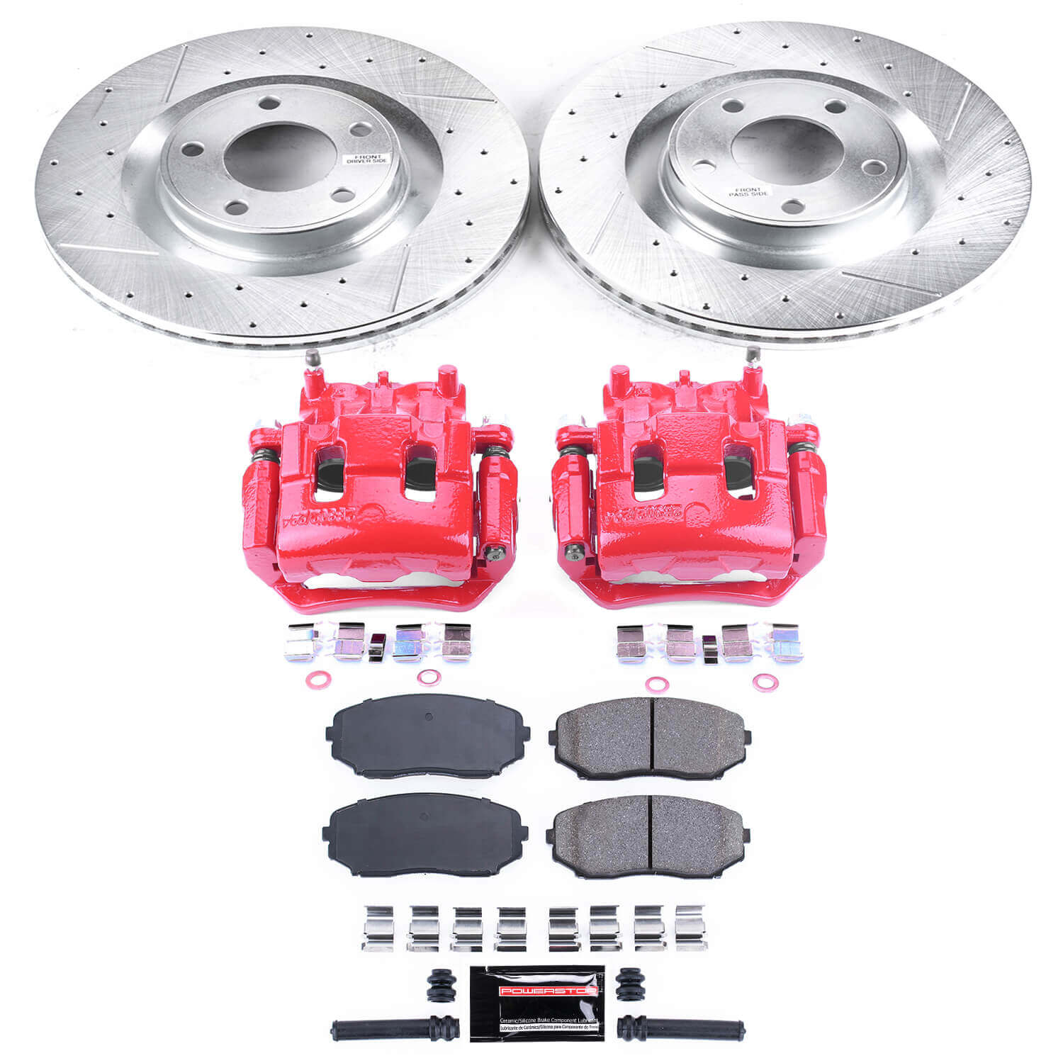 Power Stop KC3057 Z23 Evolution Sport Front Brake Kit for 2007-2014 Ford Edge product image