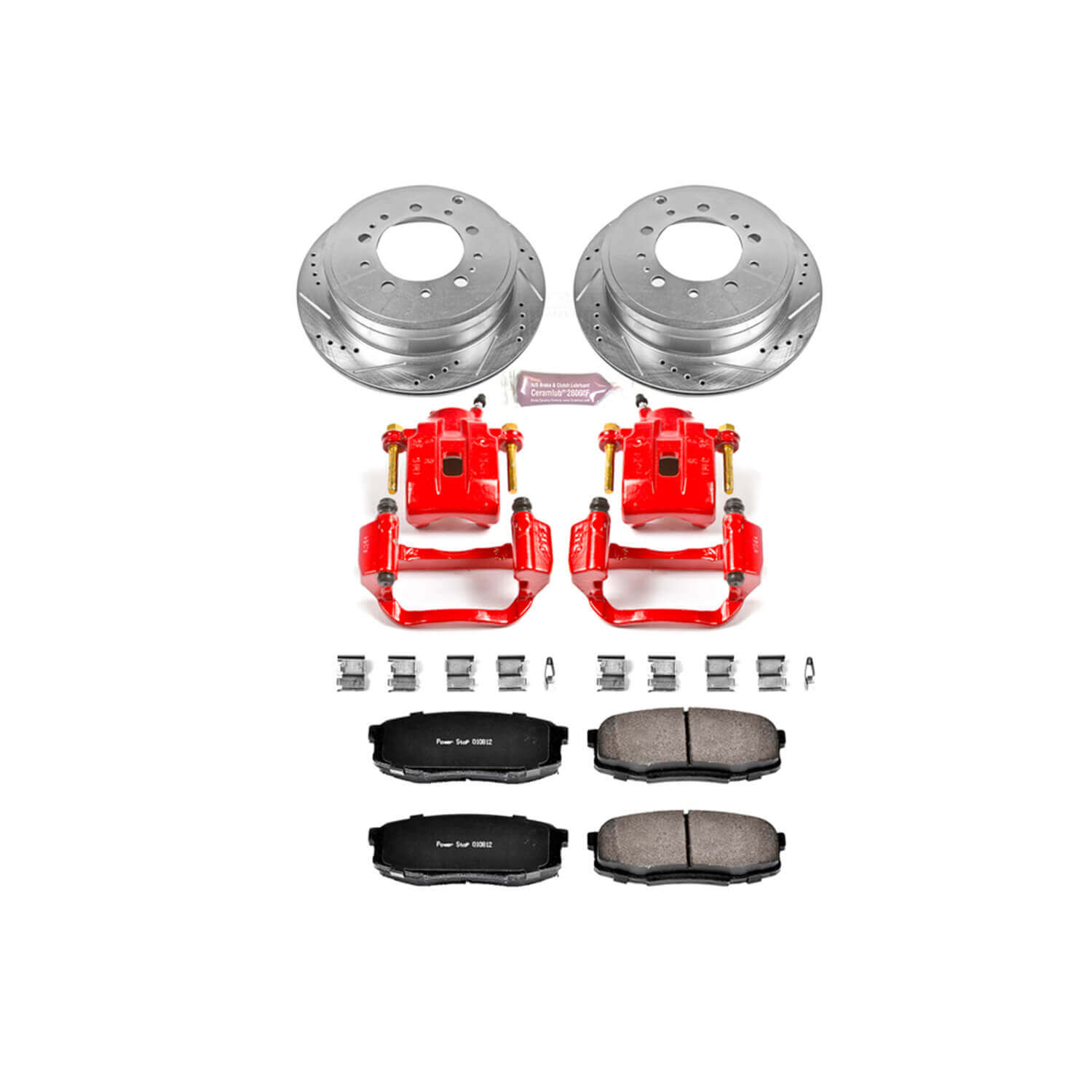 Power Stop KC3073 Z23 Evolution Sport Performance 1-Click Brake Kit With Calipers (Rear) for 2007-2015 Toyota Sequoia product image