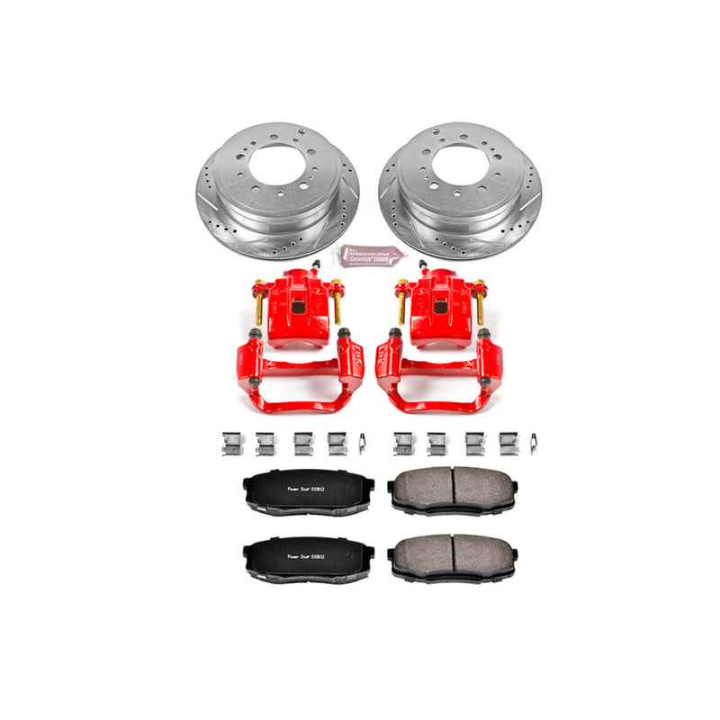 Power Stop KC3073 Z23 Evolution Sport Performance 1-Click Brake Kit With Calipers (Rear) for 2007-2015 Toyota Sequoia product image
