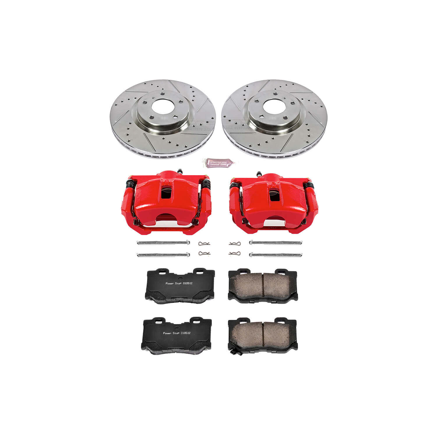 Power Stop KC3076 Z23 Evolution Sport Performance 1-Click Brake Kit With Calipers (Front) for 2009-2023 Nissan Maxima product image