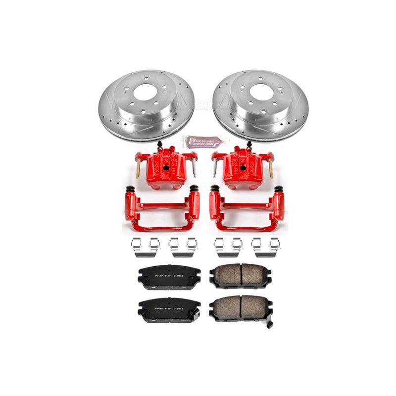 Power Stop KC3079 Z23 Evolution Sport Performance 1-Click Brake Kit With Calipers (Rear) for 2006-2012 Mitsubishi Eclipse product image