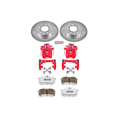 Power Stop KC3093-26 Z26 Extreme Street Warrior 1-Click Brake Kit With Calipers (Rear) for 2000-2006 Audi Tt product image