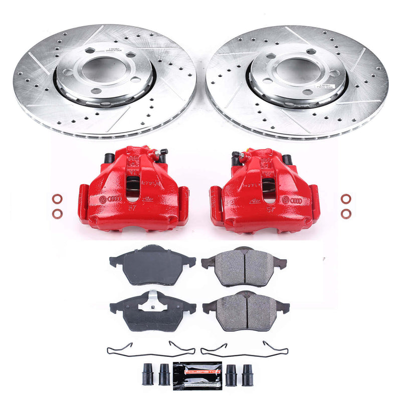 Power Stop KC3103 Z23 Evolution Sport Front Brake Kit for 1996-1998 Audi A4 product image